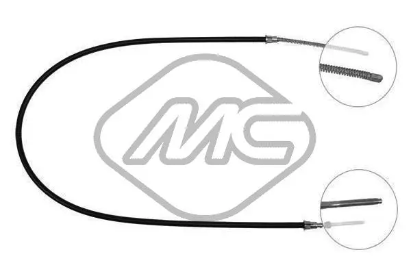 Cable Pull, parking brake (83334)