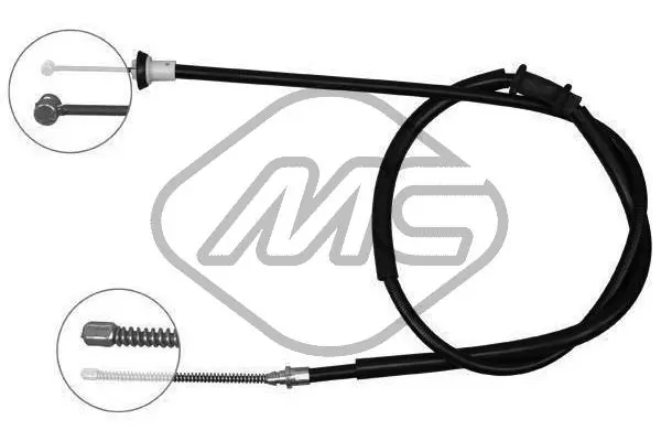 Cable Pull, parking brake (81357)