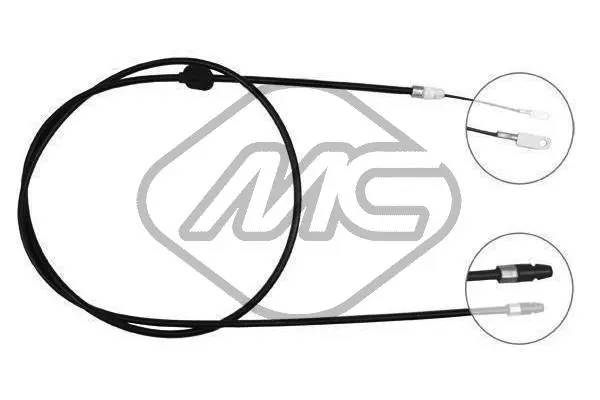 Cable Pull, parking brake (80953)
