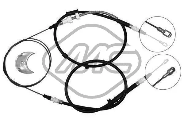 Cable Pull, parking brake (81810)