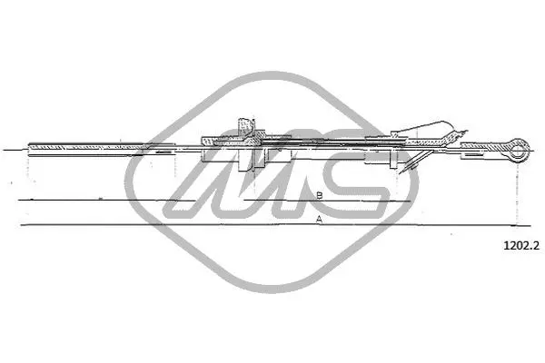 Cable Pull, clutch control (81057)
