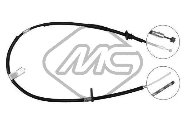 Cable Pull, parking brake (81974)