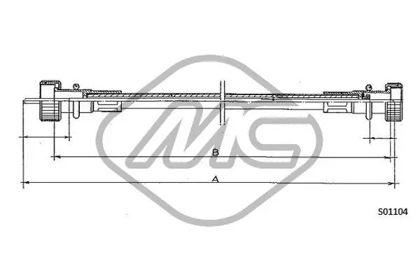 Speedometer Cable (80465)