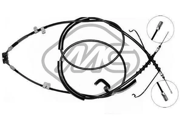 Cable Pull, parking brake (83964)
