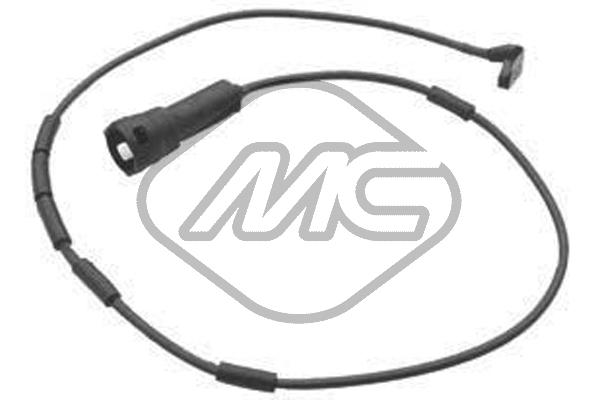 Warning Contact, brake pad wear (02107)