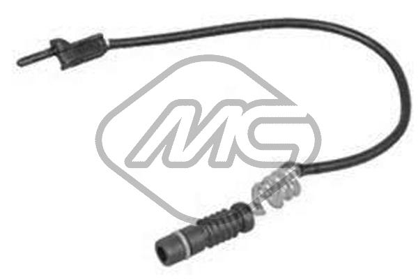 Warning Contact, brake pad wear (02095)