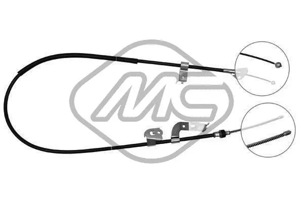 Cable Pull, parking brake (80143)