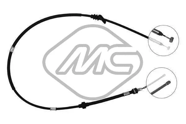 Cable Pull, parking brake (81962)