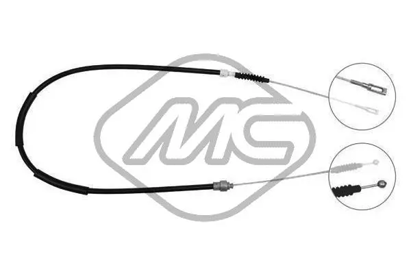 Cable Pull, parking brake (80552)