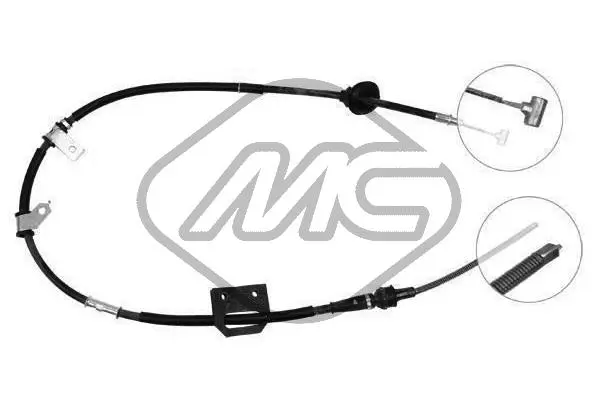 Cable Pull, parking brake (83350)