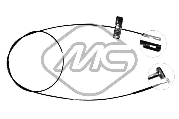 Cable Pull, parking brake (80079)