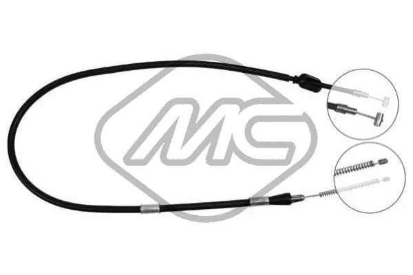 Cable Pull, parking brake (80406)