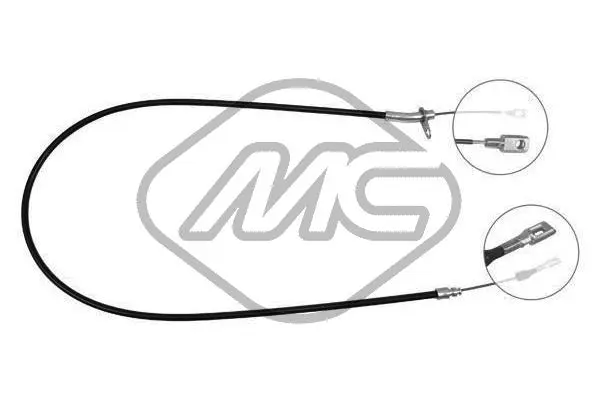 Cable Pull, parking brake (80927)