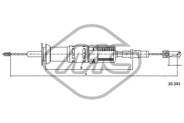 Cable Pull, clutch control (83627)