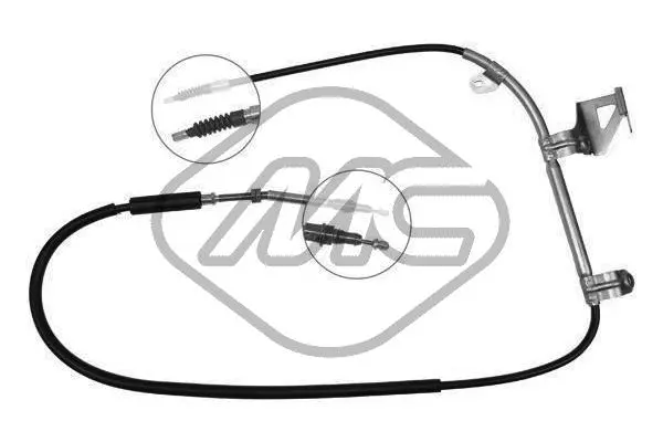 Cable Pull, parking brake (80577)