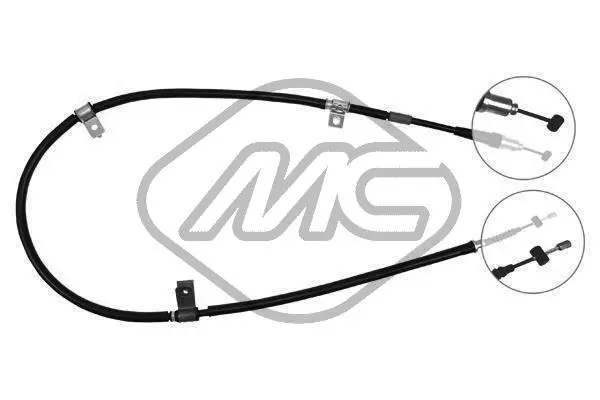 Cable Pull, parking brake (80350)