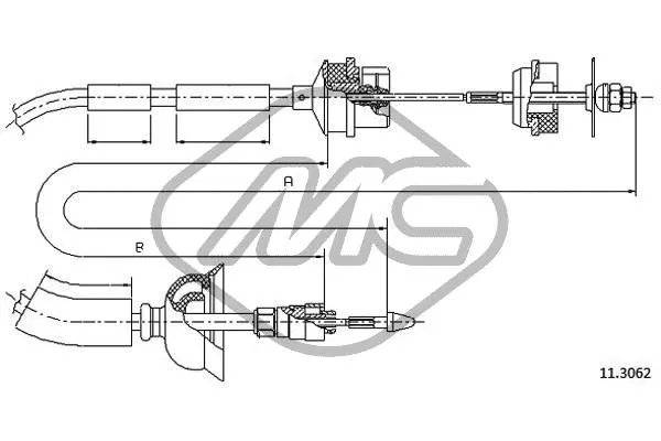 Cable Pull, clutch control (82706)
