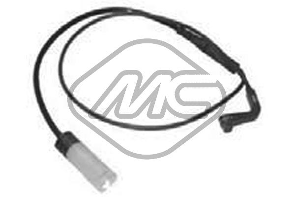 Warning Contact, brake pad wear (02081)