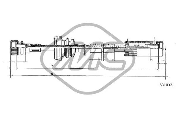 Speedometer Cable (83659)