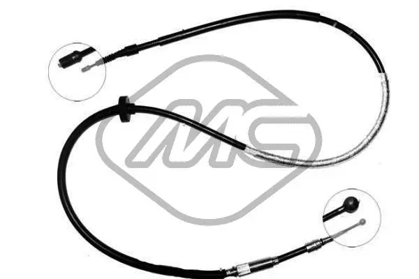 Cable Pull, parking brake (80572)