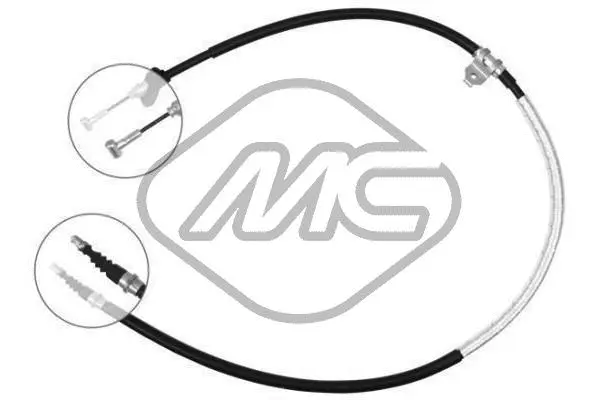 Cable Pull, parking brake (82095)