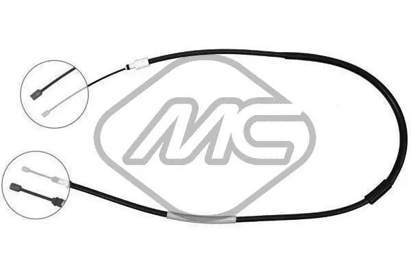 Cable Pull, parking brake (80820)