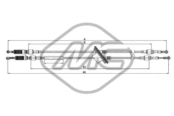 Cable Pull, manual transmission (81161)
