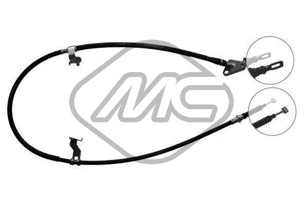 Cable Pull, parking brake (82221)