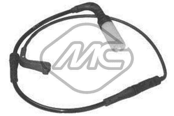 Warning Contact, brake pad wear (02080)