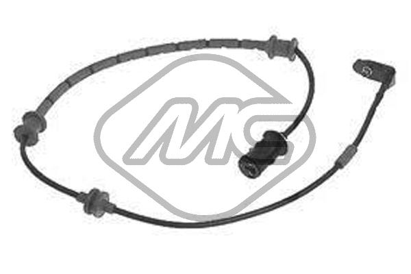 Warning Contact, brake pad wear (02109)