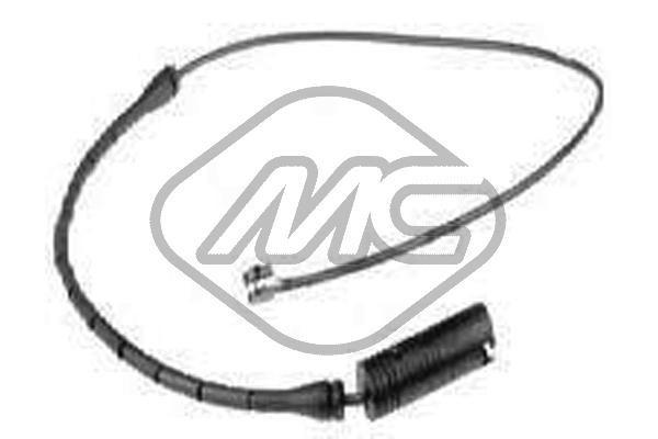 Warning Contact, brake pad wear (02128)