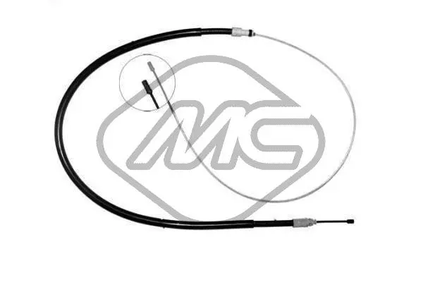Cable Pull, parking brake (80821)
