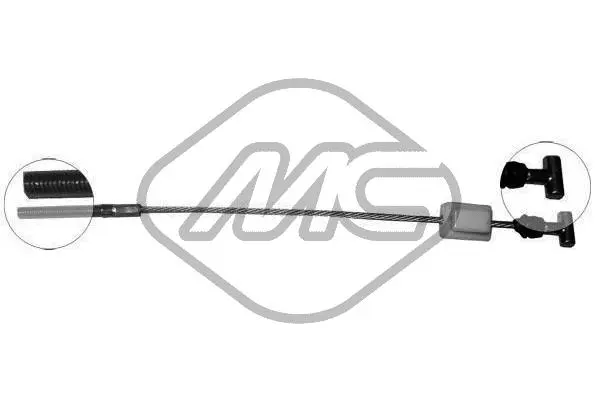 Cable Pull, parking brake (81798)