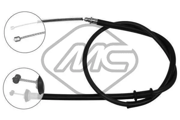 Cable Pull, parking brake (82100)