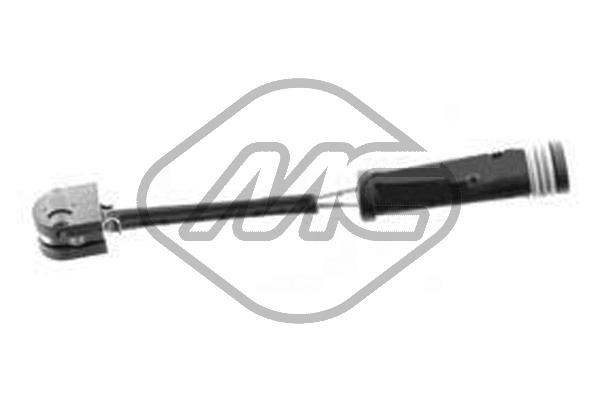 Warning Contact, brake pad wear (02104)