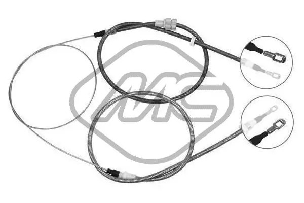 Cable Pull, parking brake (81751)