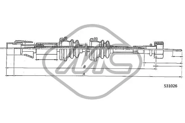 Speedometer Cable (83684)
