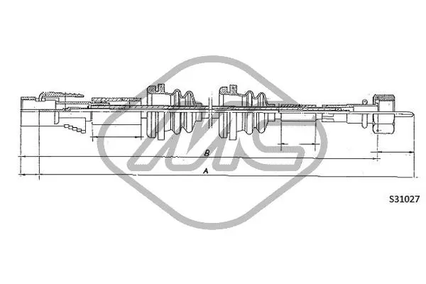 Speedometer Cable (83653)