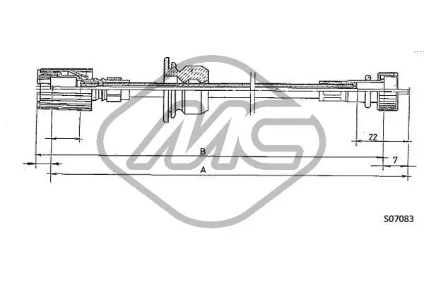 Speedometer Cable (81222)