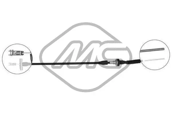 Cable Pull, clutch control (80021)
