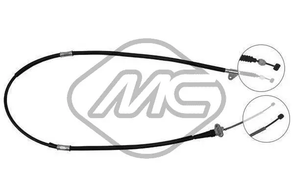 Cable Pull, parking brake (83425)