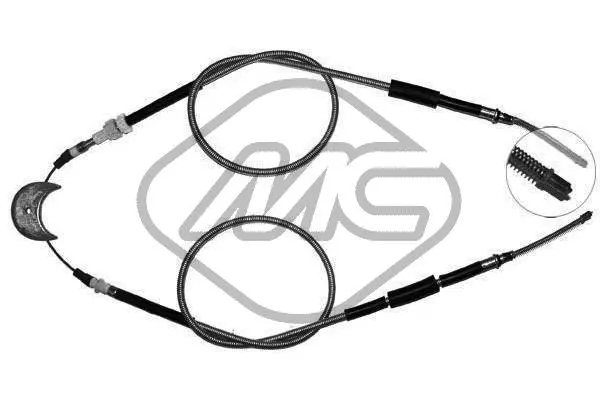 Cable Pull, parking brake (81771)