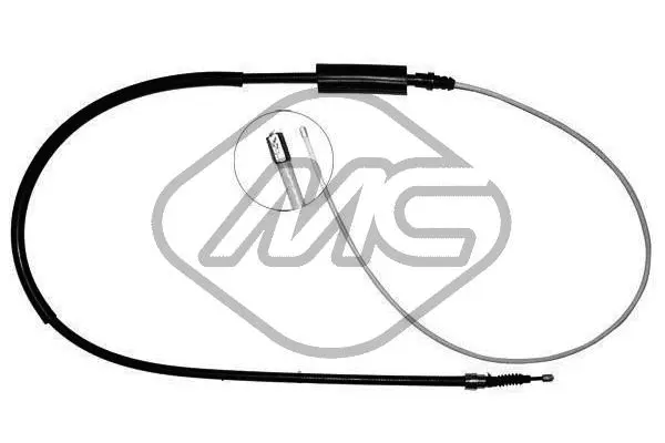 Cable Pull, parking brake (83053)