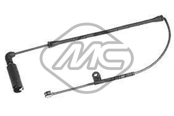 Warning Contact, brake pad wear (02129)