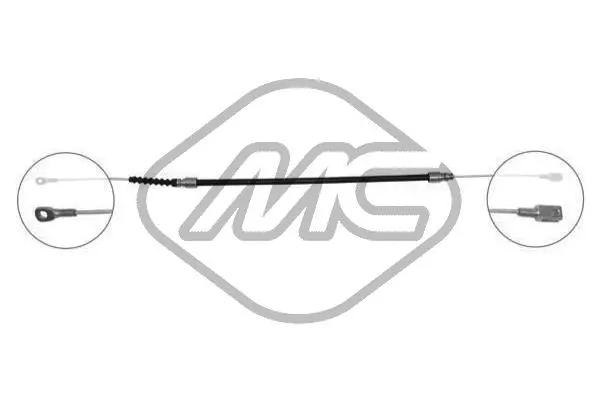 Cable Pull, parking brake (83571)