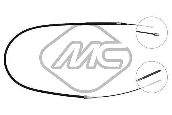 Cable Pull, parking brake (83716)