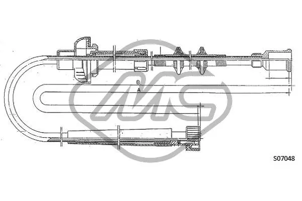 Speedometer Cable (81244)