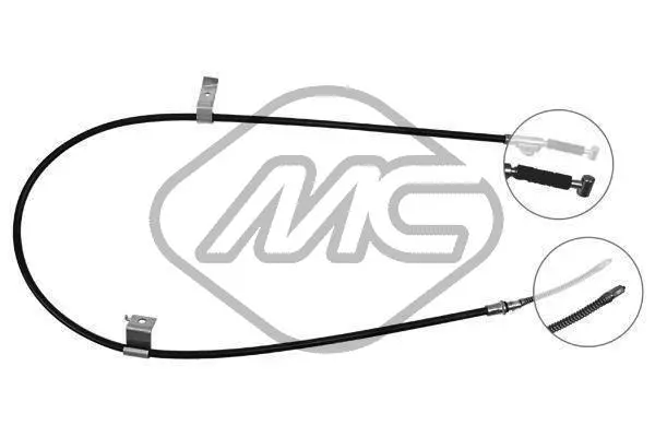 Cable Pull, parking brake (82306)