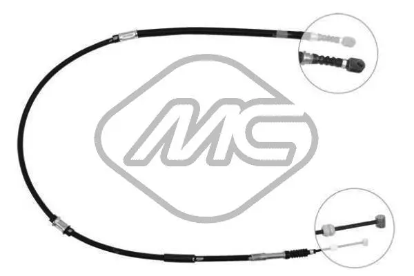 Cable Pull, parking brake (83509)