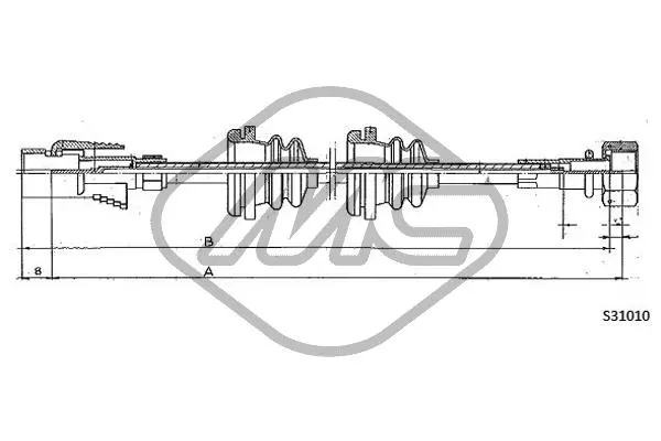 Speedometer Cable (83654)